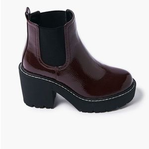 Forever 21 burgundy boots